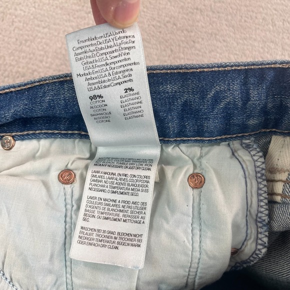 MOTHER The Brother Distressed Jeans in Getting Rowdy Women 30 (Tag 26) USA Made - Picture 13 of 14